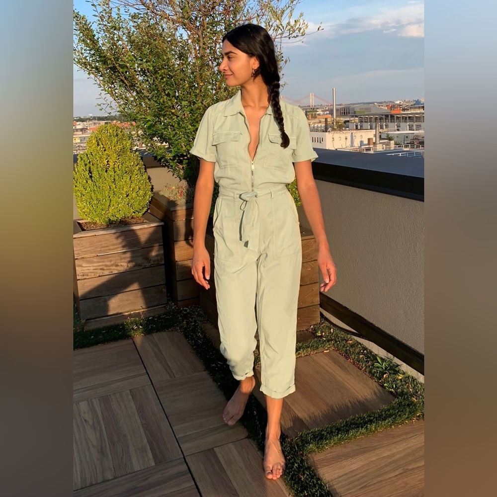 UO Victory Zip-Front Coverall Jumpsuit